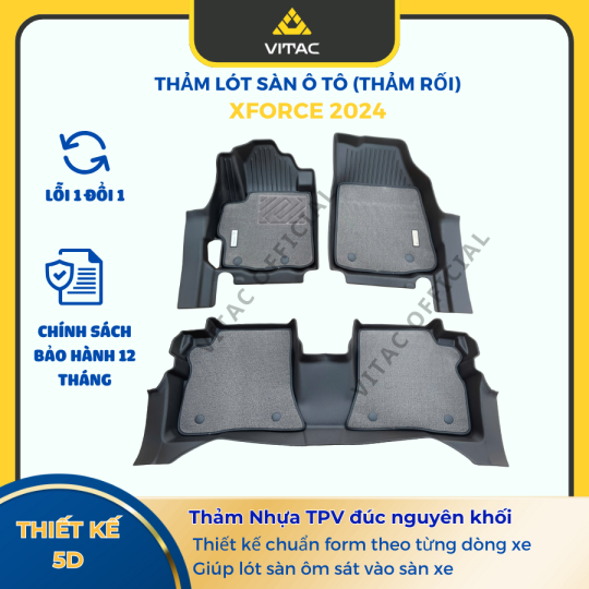 THẢM LÓT SÀN Ô TÔ CÓ THẢM RỐI MÍTUBISHI XFORCE 2024 (1)